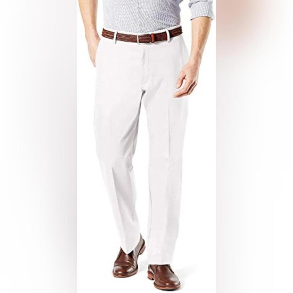NWT Dockers Men's Classic Fit Signature Khaki Lux Cotton Stretch Pants, 36x34